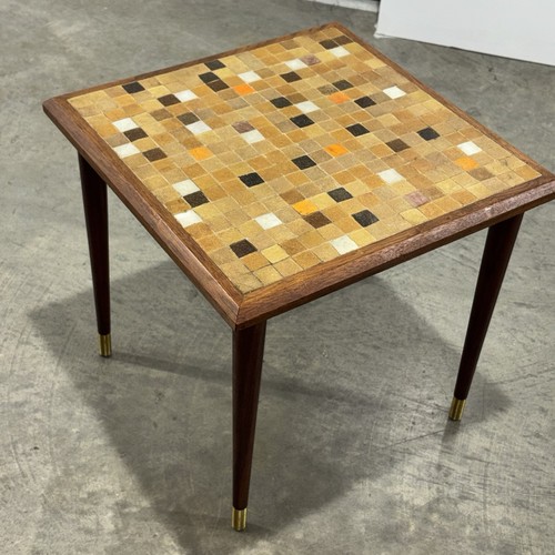 Tavolino vintage mcm mosaico - vintage,