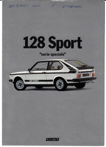 Fiat 128 sport edizione - fiat,
