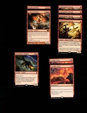 Dragon Fire!-60 Card Magic the Gathering Deck-MTG-Rares-Mythics-Red Burn