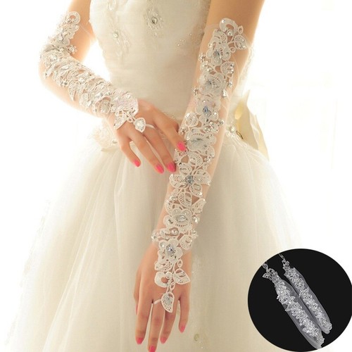 Guanti abito sposa festa - da,