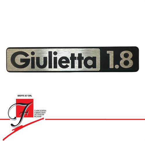 Targhetta alfa romeo giulietta - targhetta,
