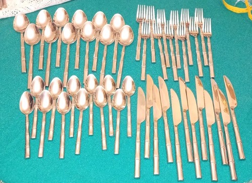 Bambu servizio posate - bambu', acciaio