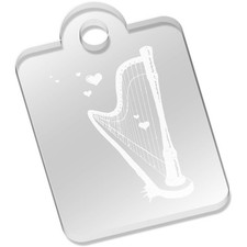 'Romantic Harp' Laser-Engraved