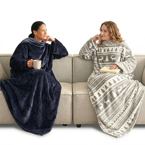 Xxl coperta con maniche - con,
