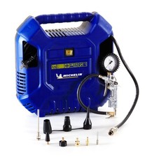 Michelin Compressore d'Aria Portatile MB1, Compressore Aria Oil-Free con Tubo Fl