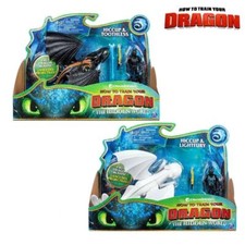 How to Train Your Dragon 3 The Hidden World singhiozzo e Light Fury personaggio IT**