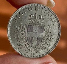 ESAGONO 20 CENTESIMI 1919 RIGATO RARO RIBATTUTO FIOR DI CONIO UNC LUSTRO GEM BU 