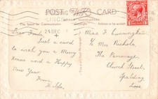 FAMILY HISTORY - POSTCARD -