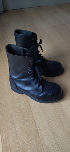Anfibi vintage neri english - anfibi,