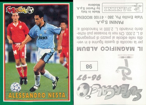 Figurina calciatori panini - figurina,