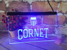 Cornet Birra Belga Logo LED Luce Neon Insegna per Bar Club Pub Regalo Ho...