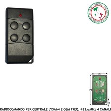 Telecomando 4 Canali Antifurto