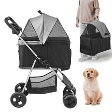 Passeggino per Cani Gatti Animali Domestici Portata max. 16 kg ca. 4 Ruote