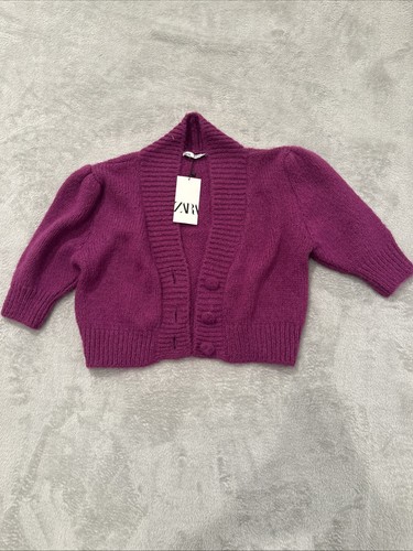 Cardigan zara maglia cropped - cardigan,