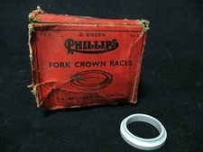 Raccordi testa Phillips bicicletta d'epoca forcella corona corse F410 NOS