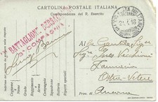 UFFICIO POSTA MILITARE ?? - BATTAGLIONE BERSAGLIERI 3^COMPAGNIA x OSTRA VETERE