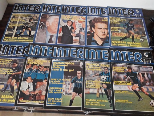 Riviste vintage inter football - vintage,