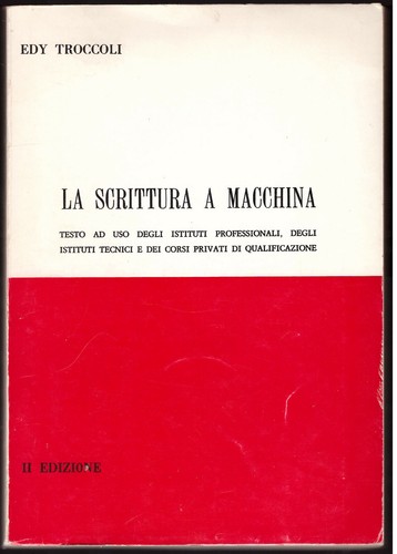 Scrittura macchina edy - la, a