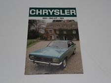 CHRYSLER 160 - 160 GT - 180