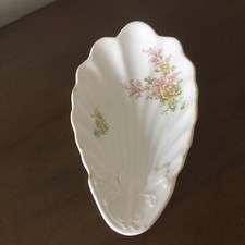 Antico piattino salsiera o burriera Ceramiche Richard fine  '800 cm. 22 x 12,5