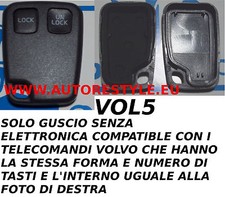 GUSCIO COVER PER TELECOMANDO VOLVO V60 V50 S40 V40 S70 V70 C70 -  LEGGERE BENE