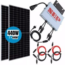 KIT FOTOVOLTAICO BALCONE 800W PLUG AND PLAY MICROINVERTER PRONTO AUTOCONSUMO