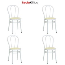 4 x Sedia Thonet Metallo