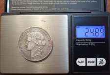 Moneta Argento  5 Franchi 1890 Svizzera 