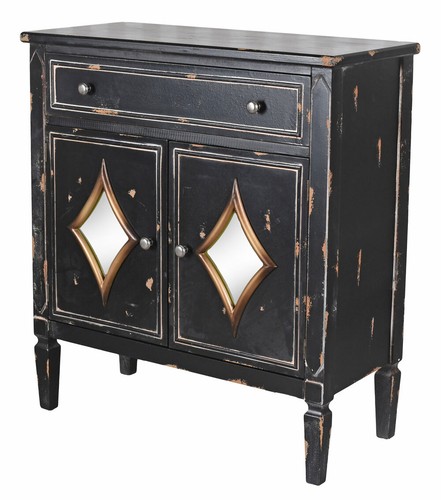 Vintage consolle nero credenza - vintage,