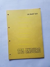 Benelli 125 Enduro 1975 catalogo ricambi originale spare parts catalog