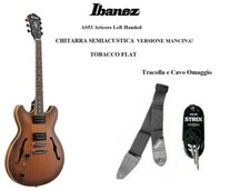 IBANEZ AS53 LTF LEFT HAND Tobacco Flat Chitarra Elettrica Semi Acustica MANCINA