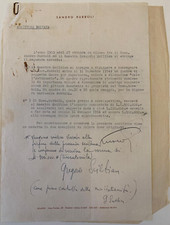 Gregorio Sciltian pittore, 3 autografi manoscritti  su documenti dattilografati