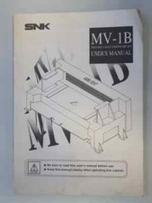 MANUALE ISTRUZIONI COIN COP CABINATO ARCADE SNK MV-1B BASE NEO GEO