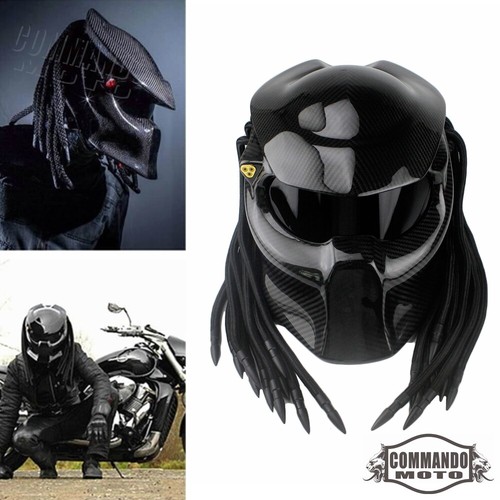 Casco predator fibra di - casco,