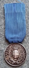 REGNO VITTORIO EMANUELE III° MEDAGLIA AL VALORE MILITARE CLASSE ARGENTO JOHNSON