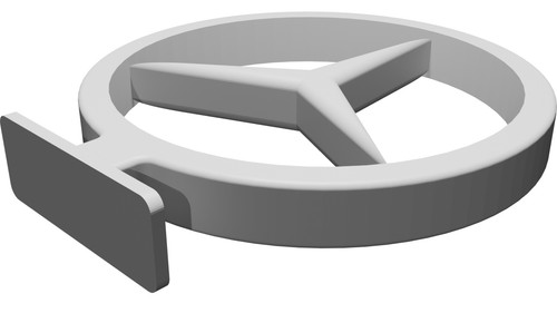 Emblema stella per mercedes - emblema,