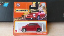 MATCHBOX - FIAT 500 TURBO ROSSO 2019 1/64 APROX *NUOVO*