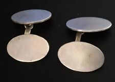 GEMELLI MASCHILI ANTICHI IN ARGENTO (TESTATO) ELEGANTI SOBRI IDEA REGALO CAMICIA