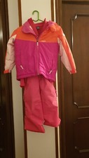 Completo sci bambina rosa 5-8