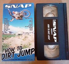 SNAP Magazine HOW TO DIRT JUMP VHS Pal - BMX Tricks 1999