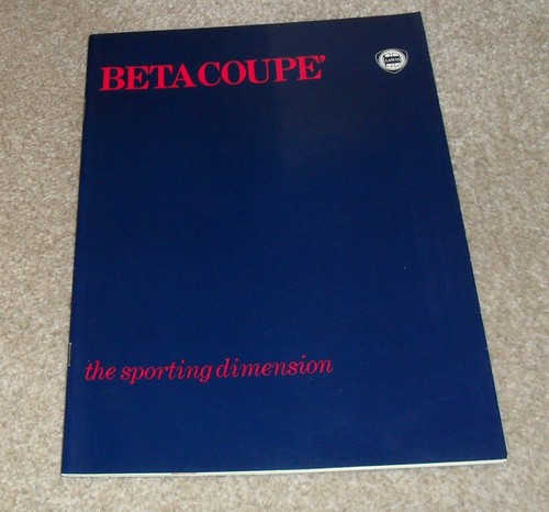Brochure lancia beta - brochure,