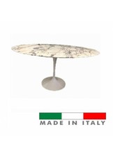   Saarinen tulip Tavolo Tulipano OVALE Marmo Calacatta Viola Tisch