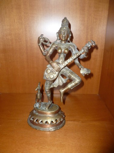 Scultura bronzo buddha pavone - scultura,