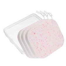 1 set di spugne facciali portatili esfolianti spugne per le spugne domestiche