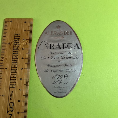 Alexar society grappa - society,