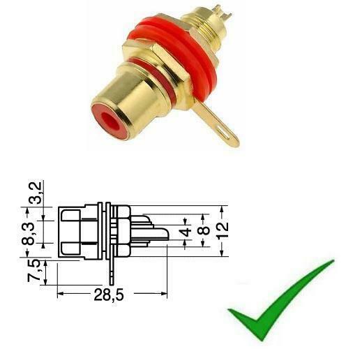 Connettore presa rca - connettore,