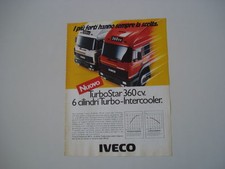 advertising Pubblicità 1987 IVECO TURBO STAR 190.36