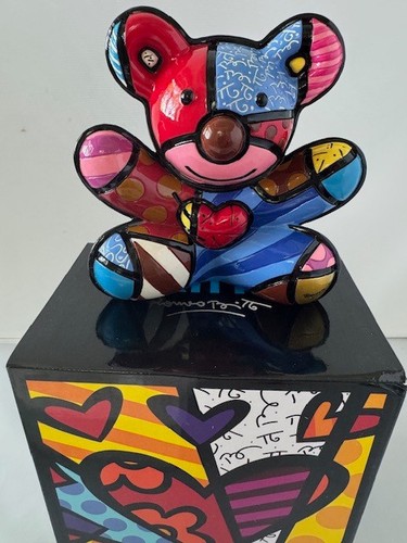 Romero britto figurina - britto, orso