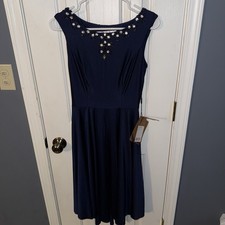 Abito donna blu navy leggero