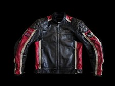 Giacca pelle moto uomo Triumph